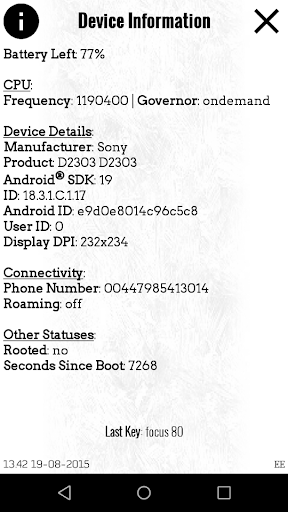 Device Information