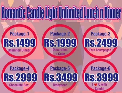 Light menu candle dinner ahmedabad BAGH