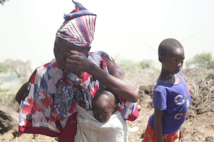 Toyoi Lokodong, grieving mother of the missing girl whoeaten by crocodile in Lake Baringo on August 9.