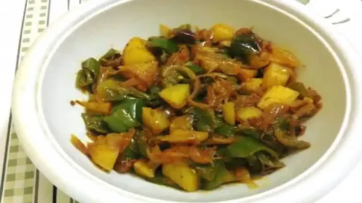 Aloo Capsicam Bhujiya