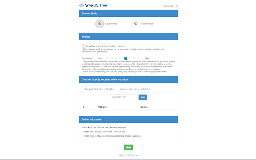 Smart Internet Porn Filter from vRate