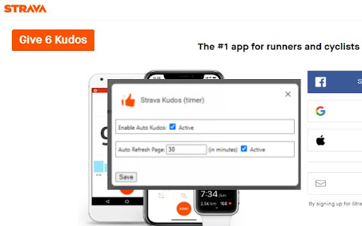 Strava Kudos (timer)