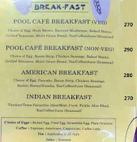 Pool Cafe menu 2