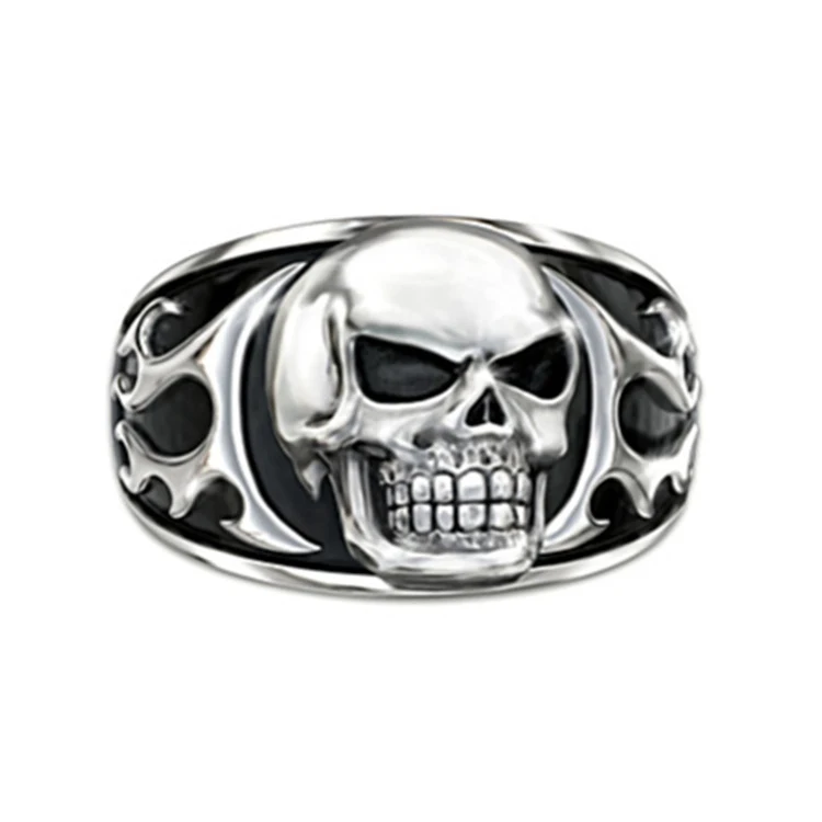 Anel Gótico Punk Rock Masculino