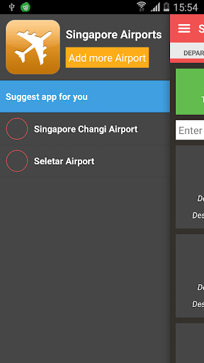 Flight Info for Singapore