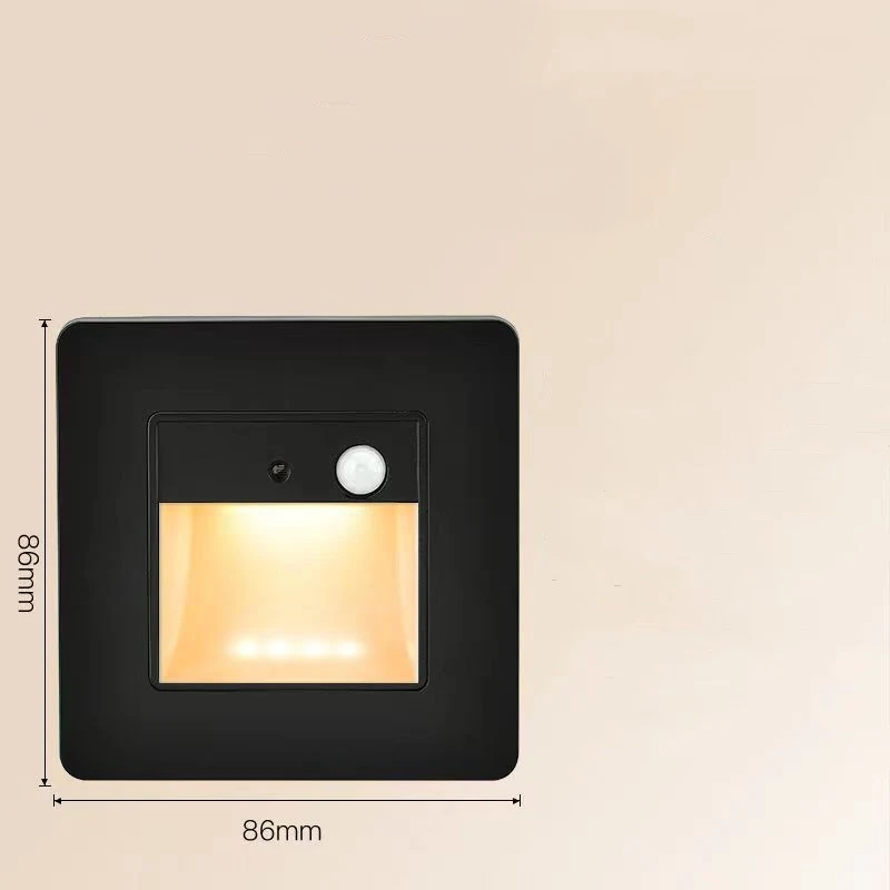 Luminária de chão com indução infravermelha para corpo humano. Acendimento instantâneo, economia de energia e segurança.