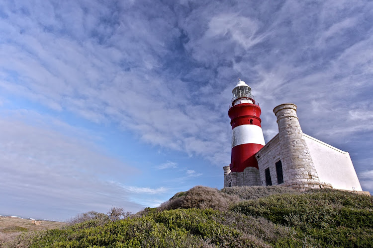 The Cape Agulhas lighthouse is situated at the southernmost tip of Africa.