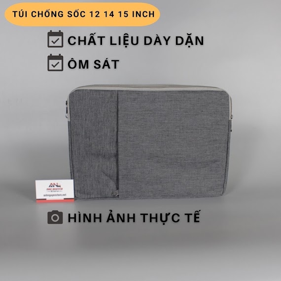 Túi Chống Sốc Laptop - Macbook (Ôm Sát - 2 Ngăn - Đủ Size)