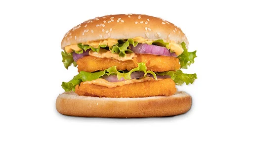 Paneer Pind-er Double Patty Burger