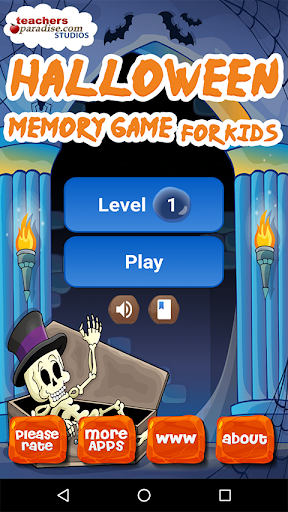 Halloween Memory Game For Kids