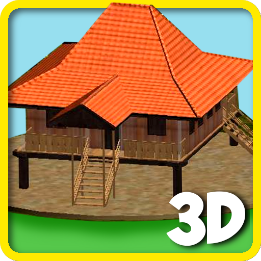 3D Puzzle Rumah Bubungan Lima icon