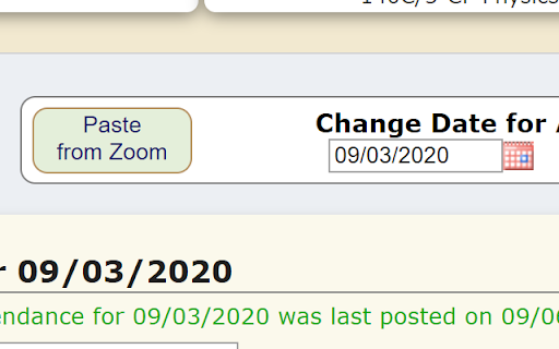 Genesis: Attendance From Zoom