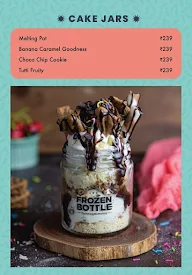 Frozen Bottle - Milkshakes, Desserts And Ice Cream menu 2