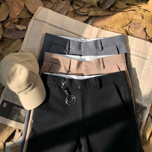 Title 5, Loose casual British style suit pants