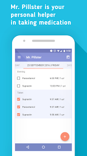 Mr. Pillster pill reminder & medication tracker rx 3.0.6 APK + Mod (Pro) for Android