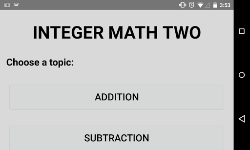 Integer Math Two