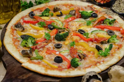 Herb Marinated Vegetarian Pizza