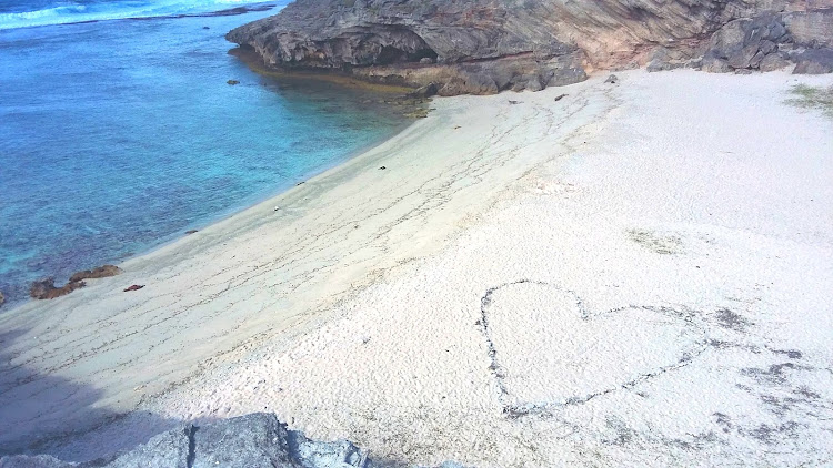 Trou d'Argent beach on Rodrigues Island.