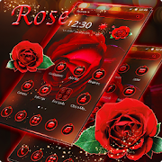 Elegant Red Rose Love Theme  Icon