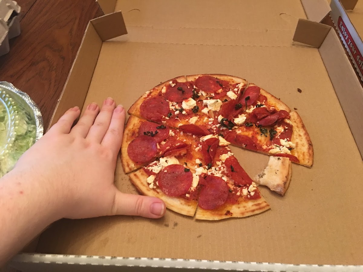 This is a $15.25 pizza