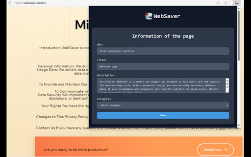 WebSaver