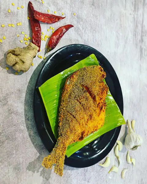 Pomfret Fish Rava Fry