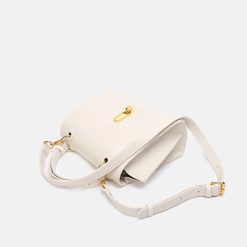 Nieuwe Simple Zachte Leren Sense Kleine Vierkante Tas, Stijlvol en Compact Ontwerp, Perfect voor Dagelijks Gebruik en Essentiële Items.