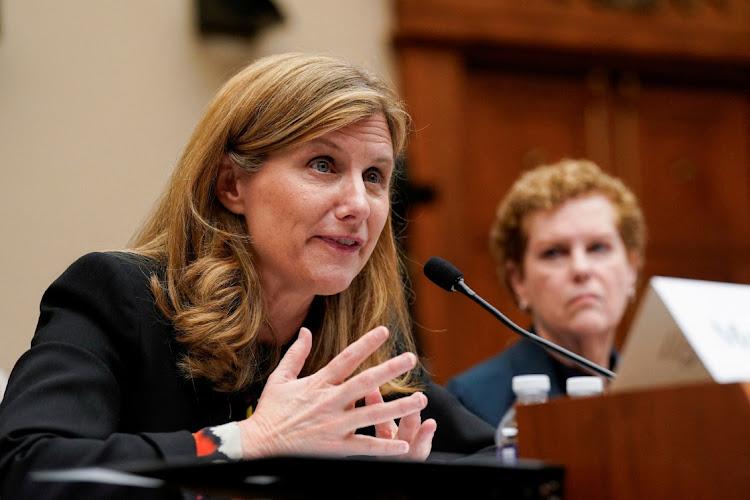 University of Pennsylvania president Liz Magill testifies before a House education committee in Washington, the US, December 5 2023. Picture: KEN CEDENO/REUTERS