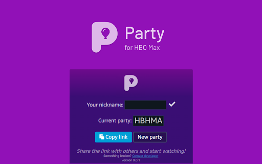 HBO Max Party: watch HBO together and chat