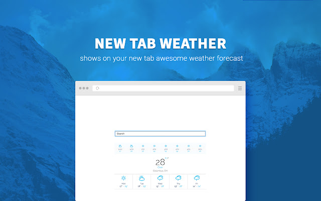  New Tab Weather