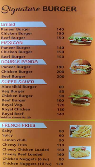 Canopy menu 2