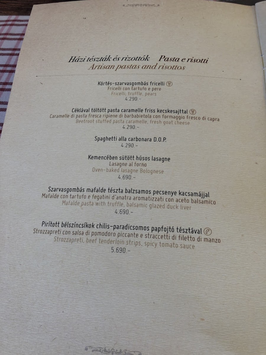 Gluten-Free at Porcellino Grasso Ristorante