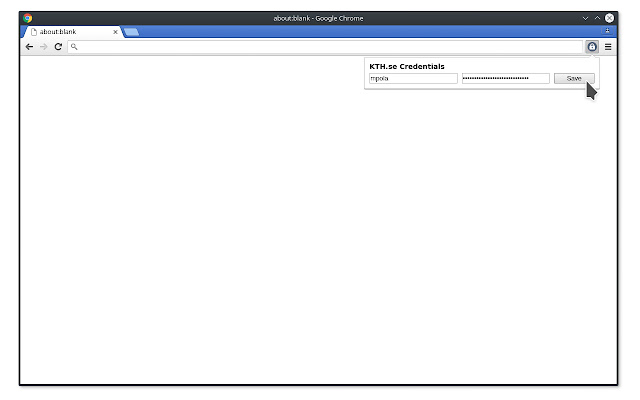 KTH Chrome Login chrome extension
