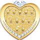 Download Luxury Golden Heart Keyboard theme For PC Windows and Mac 10001001