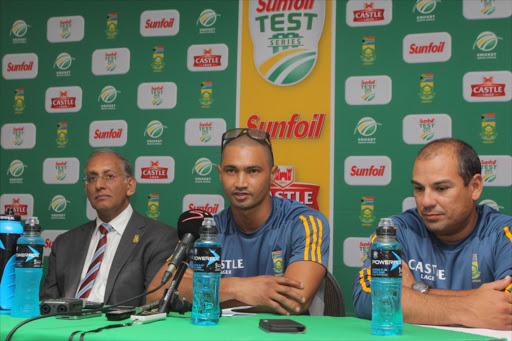 A file photo of Alviro Petersen (C)of the Proteas during day 5 of the 3rd Test between South Africa and West Indies at Sahara Park Newlands on January 06, 2015 in Cape Town, South Africa.