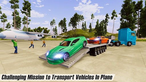 Offroad Airplane Pilot Cargo TruckCar Transporter