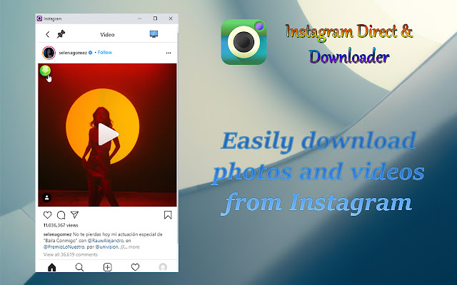 Instagram Downloader with Direct Messages