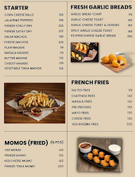 The Monkey Cakes And Cafe menu 1