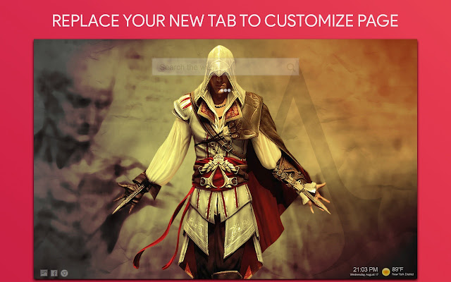 Assassins Creed Wallpaper HD Custom New Tab