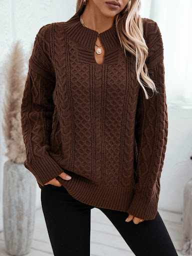 Title 2, European And American Twist V-neck Loose Casual...
