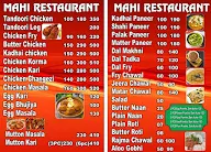 Mahi Restaurant menu 1
