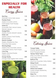 Dr Juicey menu 2