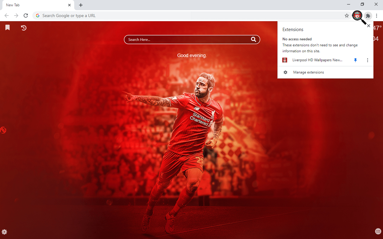 Liverpool HD Wallpapers New Tab Preview image 5