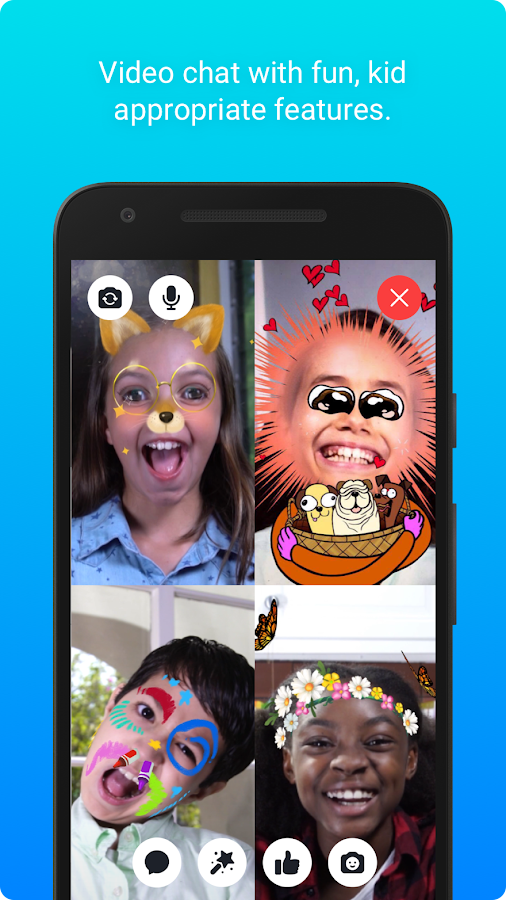  ‪Messenger Kids – Safer Video Calls and Texting‬‏- لقطة شاشة 