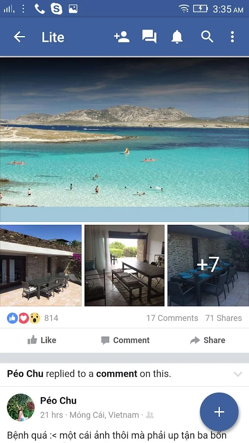    Lite Messenger for Facebook- screenshot  