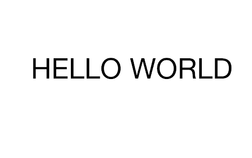 Hello World!