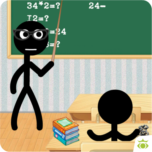 Stickman college icon