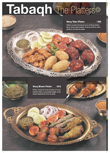 Sharief Bhai menu 