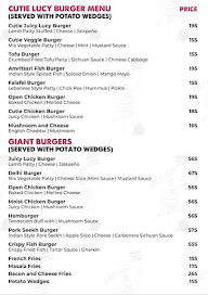 Juicy Lucy Burgers menu 2