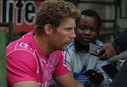  Robert du Preez of the Cell C Sharks during the Cell C Sharks training session at Jonsson Kings Park on May 15, 2018 in Durban, South Africa. 